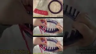 Hat loom knitting video