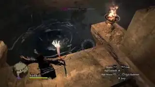 Dragon's Dogma: Dark Arisen Bitterblack Isle Solo Sorcerer Hard Mode No damage received No items 1/4