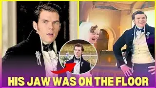 Luke Newton was too nervous recited Colin's vows when he first saw Nicola Coughlan in wedding dress