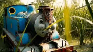 ASMR Train Restoration 😱 | I Found Thomas the Tank Engine Abandoned in a Swamp