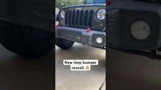 Adding the new Carnivore Armor Mid-Width front bumper from @Quadratec #jeep #jeepwrangler #install
