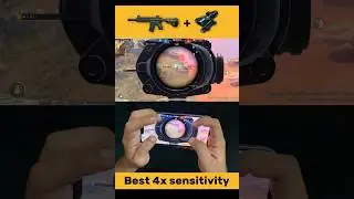 🔥4X Zero Recoil sensitivity | 4x no Recoil Spray | 4x Zero Recoil Sensitivity with Gyroscope