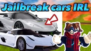 10 Jailbreak cars In Real Life! #jailbreakroblox #roblox #jailbreak