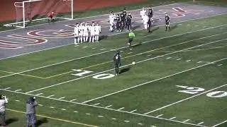 Lee Wilderman's Free Kick vs Wethersfield | Class L Semi Final