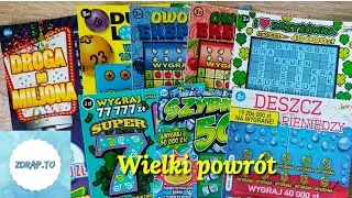 Zdrapki #152 Osobista premiera | Powrót live! | Droga do miliona | Duży lotek | Są wygrane