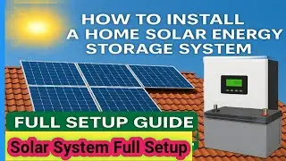 inverter connection for home | Ghar Ka Solar System Kaise Lagayen?