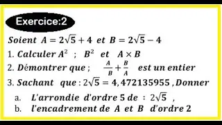 🔴 Rec || Maths || Devoir Maison || Exercice n&deg;2