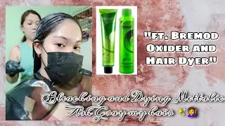 Bleach n' Dye my hair ft. Bremod Hair dye and Oxidizer at home ✨ | Alexis Haboc