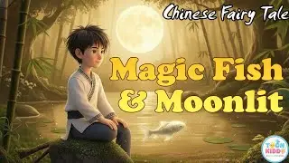 The Magic Fish and Moonlit | Chinese Fairy Story | Kids Stories | Toon Kiddo