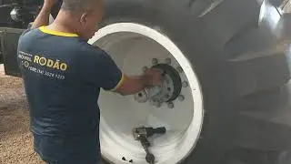 COMO FECHAR A BITOLA DO TRATOR NEW HOLLAND | BORRACHARIA RODÃO