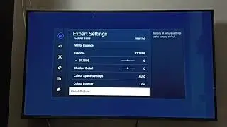 How to Restore All Picture Settings to Factory Defaults on Samsung Tizen Smart TV | Tizen OS Guide
