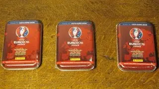 3 COLLECTOR TINS - Road To Euro 2016 - Adrenalyn XL