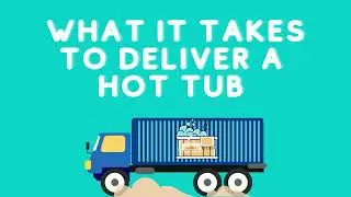 Delivery Team Installs an Olympus Hot Tub
