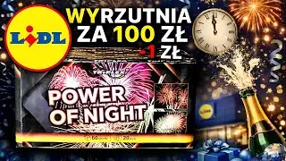 Fajerwerki z Lidla wyrzutnia Power of Night Triplex! Sylwester Lidl 2025/2026 