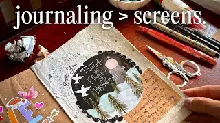 i picked up journaling!! ✂️ analog over digital.