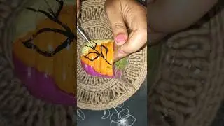 Mini plastic pot for indoor plant...#art #artandcraft #viralvideo #viralshorts