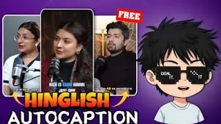 Hinglish Captions Generator | Free में Captions Generate कैसे करें? | Video Me Captions Kaise Lagaye