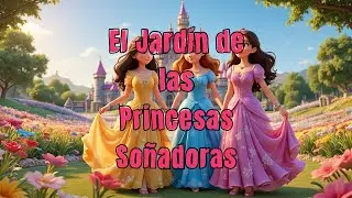🌸🎨 El Jard&iacute;n de las Princesas So&ntilde;adoras | Un cuento sobre arte, amistad y deseos compartidos 🌙💖
