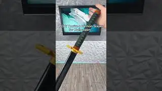 My Demon Slayer Halloween Costume's Sword Is GLOWING 🤩🎃
