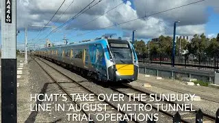 HCMT’s Take Over The Sunbury Line In August - Metro Tunnel Trial Operations