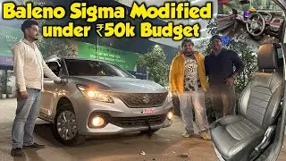 Baleno Base Model Modification under ₹50,000 Budget✅Maruti Baleno Modification✅Baleno Armrest Price