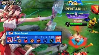 Garo Farmlane 23 Kills Tak Terkalahkan - Honor of Kings