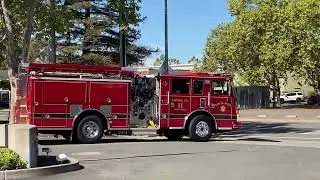 Santa Rosa Fire Department Engine 11.