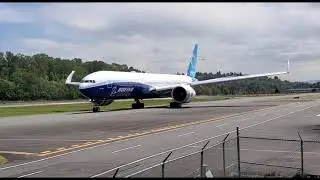 VOLUME UP!!! 💯😍 Here she is Boeing WH001 returning back to Boeing Field (BFI) after completing a 3