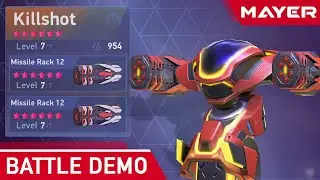 Missile Rack 12 🚀 Mech Arena, First try on Killshot