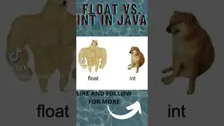 Float vs int in java.      