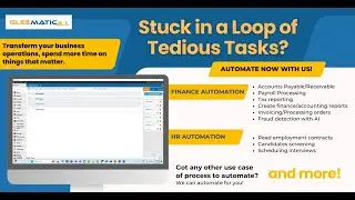 Experience Transformations in Your Business: Automate These Repetitive Tasks with Gleematic!