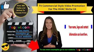 HVAC Video Ad V4 TV Commercial Style For Online Digital Marketing And Social Media Lead Generation