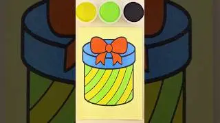 Sand Painting Gift box #short #sandart #coloring #oddlysatisfying  #relaxing