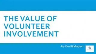 The Value of Volunteer Involvement