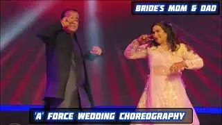 Bride's mom & dad dance choreograph by Ashwin rajput| A-force wedding choreography9998393081 #aforce