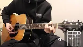 New Rules - Dua Lipa Guitar Cover for Beginner Playing by [Musicdrawing] (2/2)