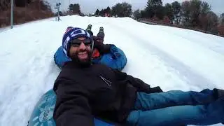 February 9, 2025.. snow tubing at Boyce park