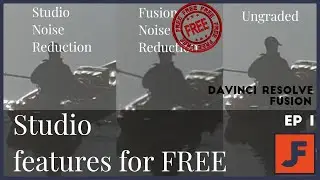 Free Noise Reduction - Resolve Studio Features FOR FREE - Episode 1