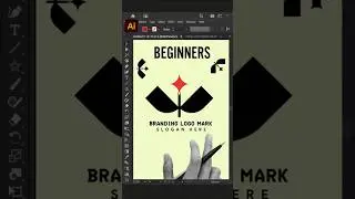 Adobe Illustrator 2026 Tips - How To Create Branding Logo Design Process #zakkigraphics #shorts