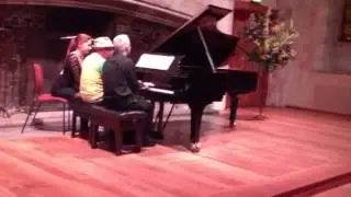 Chopin in Brazil, Piano Duet by Simon Peberdy based on Chopin's prelude in E minor