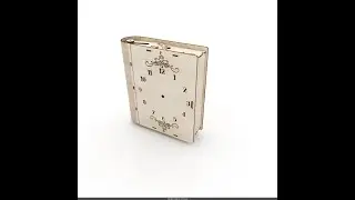 Book clock assembly instructions (laser cutting)