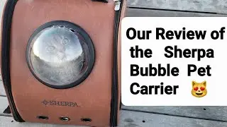 Cat Review:  Sherpa Bubble Pet Carrier - see description for full review