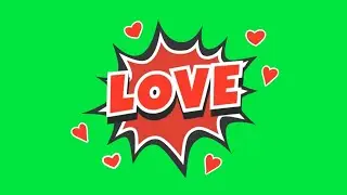 4K green screen speech bubble