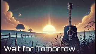 WAIT FOR TOMORROW - Reflective Acoustic Guitar Melody | Calm & Hopeful