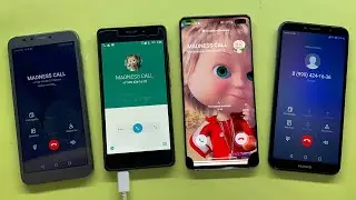 Incoming Call Vernee Thor E Vs Samsung S10+ & Outgoing Call Honor 9Lite Vs HUAWEI Y6 2018