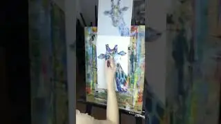 Мой любимый чахоточный жираф😂 #рекомендации #art #джарахов #artist #colors #inspiration #reels #рек