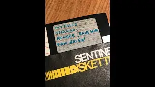 Atari 800XL / Happy 1050 Disk Drive - Van Halen Demo - On Real Hardware