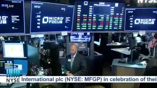 Micro Focus International plc Rings the NYSE Opening Bell