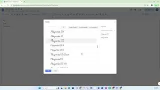 Getting fonts in Google Docs