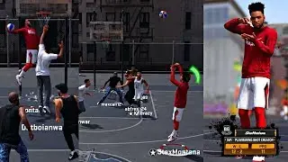 NBA 2k18 MyPark - MY 1st PARK GAME! ANKLE BREAKER BADGE UNLOCKED! HITTING CONTESTED 3's!|StaxMontana